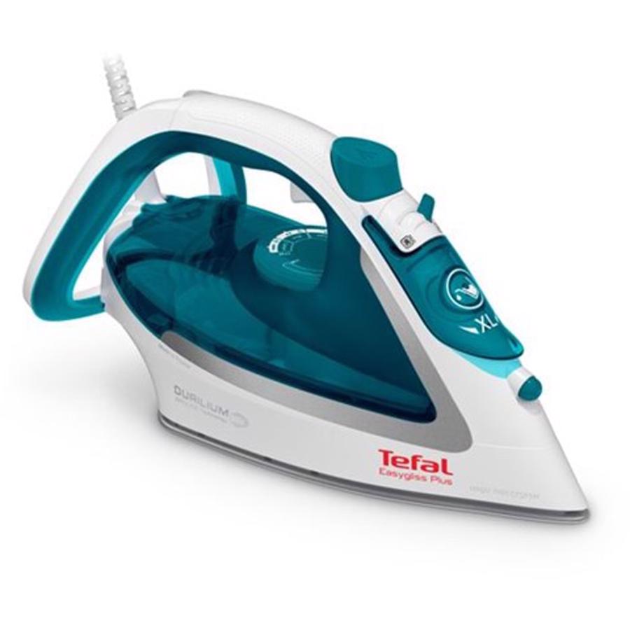 TEFAL EasyGliss Plus FV5718 2400W Iron Dry & Steam Durilium Soleplate Turquoise