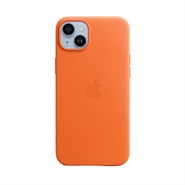 Apple iPhone 14 Plus Leather Case med MagSafe Orange