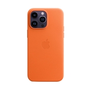 Apple iPhone 14 Pro Max Leather Case med MagSafe Orange