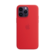 Apple iPhone 14 Pro Max Silicone Case med MagSafe Red