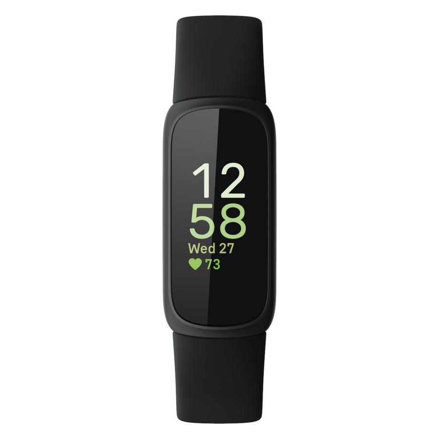 Fitbit Inspire 3 Bluetooth 37mm Black/Midnight Zen Silicone Case med Black rem