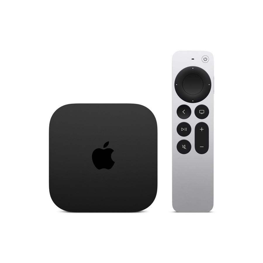 Apple TV 4K Wi‑Fi + Ethernet med 128GB Sort
