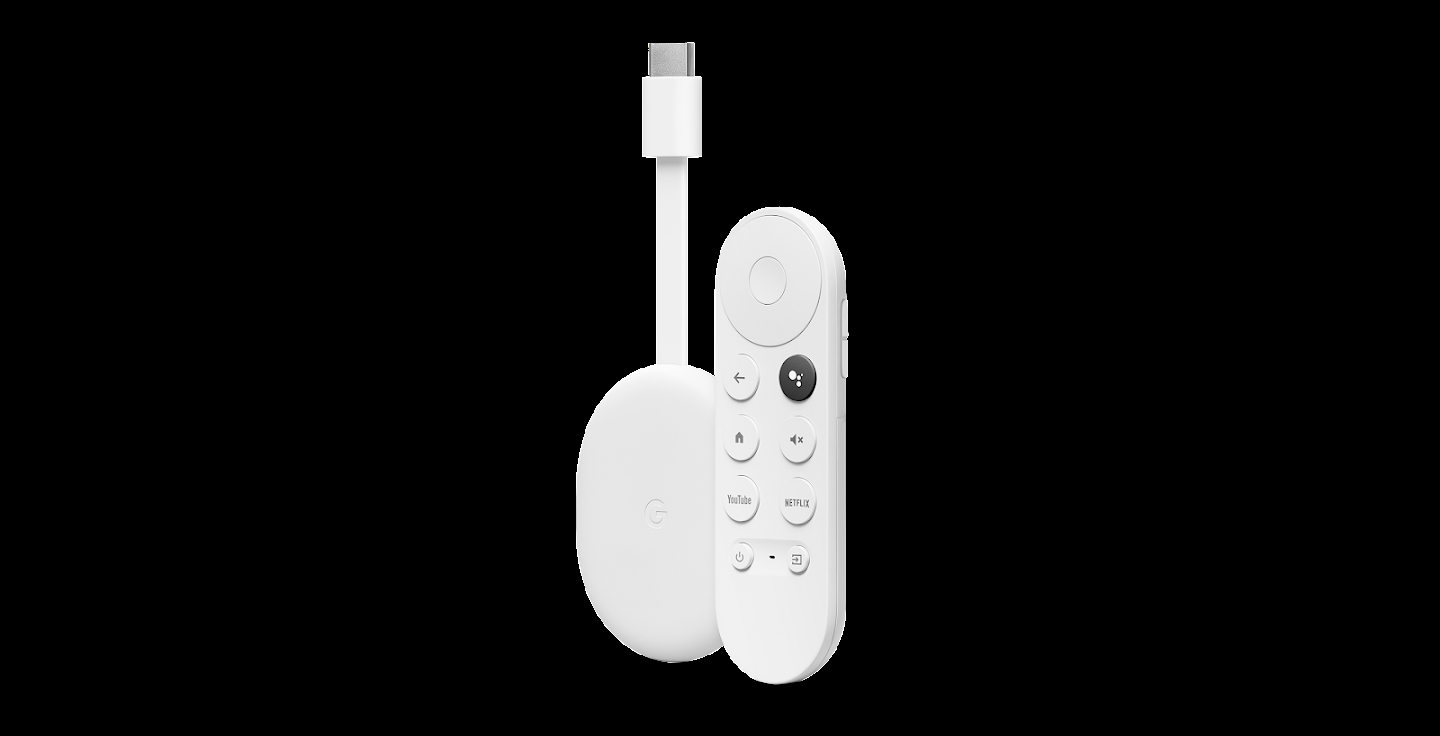 Google Chromecast TV (Full HD) Hvid