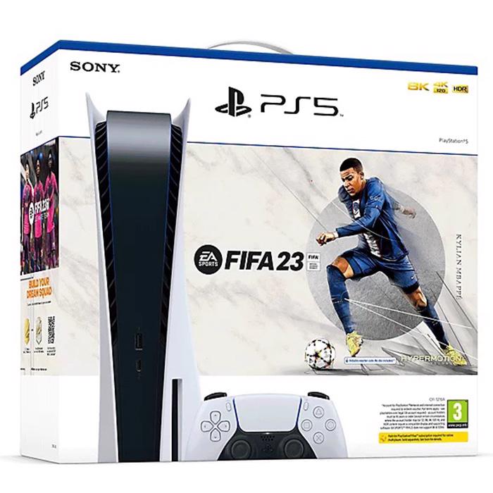 Sony PlayStation 5 - FIFA 23 Bundle Black, White