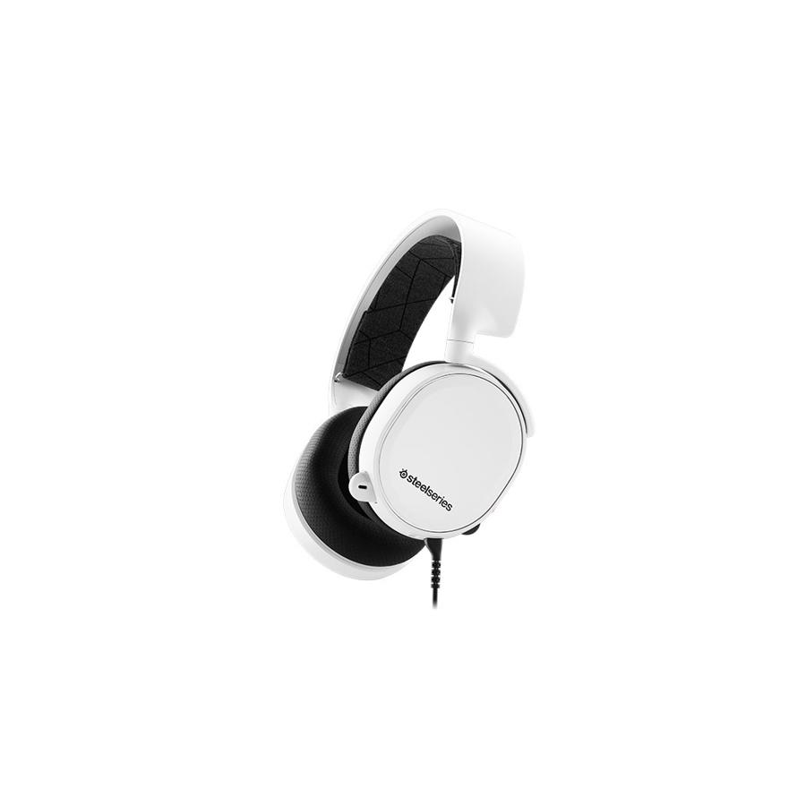 SteelSeries Arctis 3 2019 Edition Gaming Headset Hvid