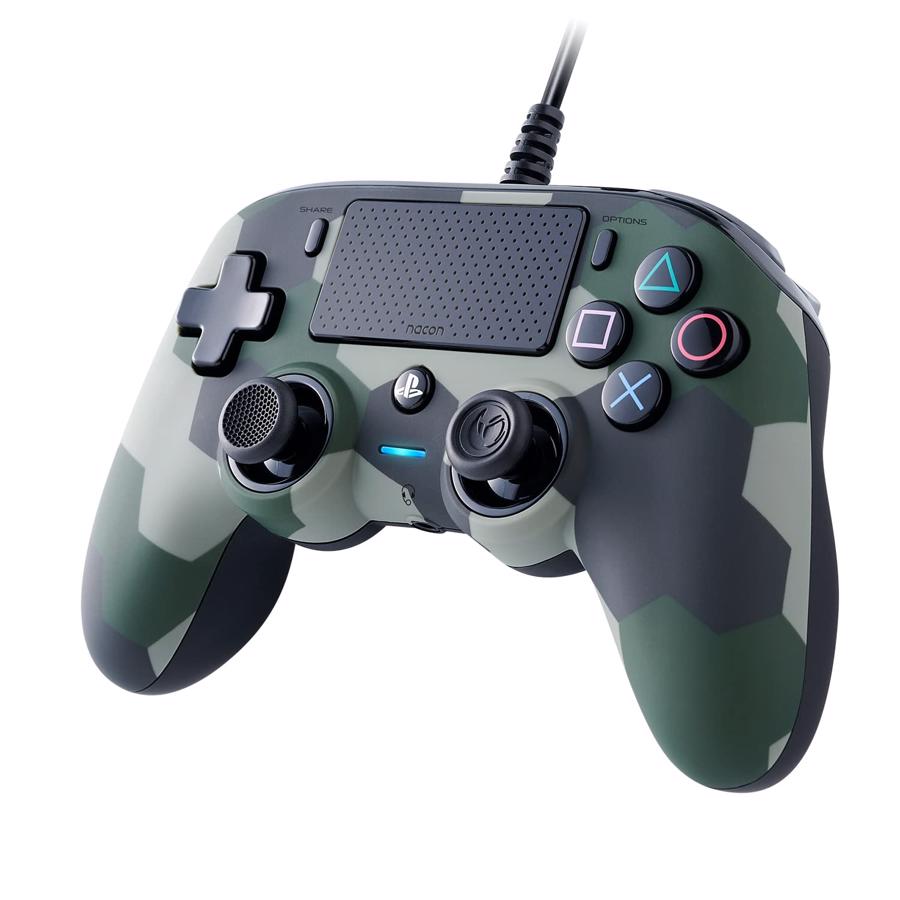 Nacon Compact Controller til Playstation 4 Camo Green