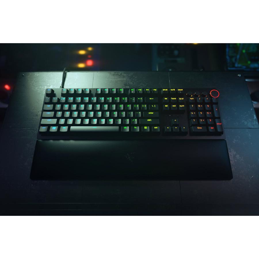 Razer Huntsman V2 Analog Optical Gaming Gaming Tastatur Nordisk Sort