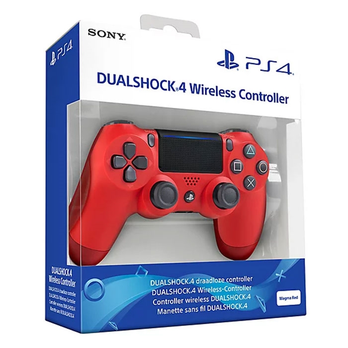 blæk diktator Brudgom Sony Dualshock 4 V2 til Playstation 4 Magma Red