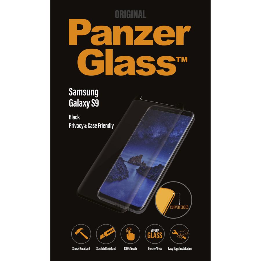 PanzerGlass Samsung Galaxy S9 Case Friendly & Privasy Black