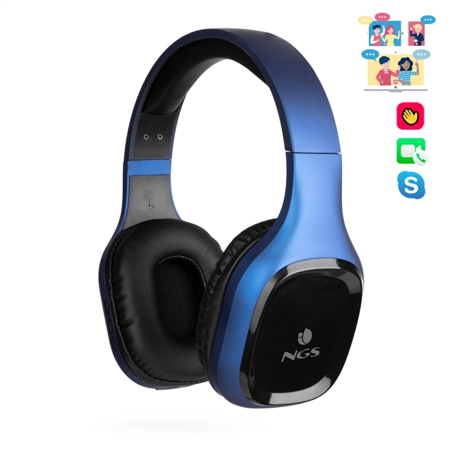 NGS Artica Sloth Wireless Headphones Blue
