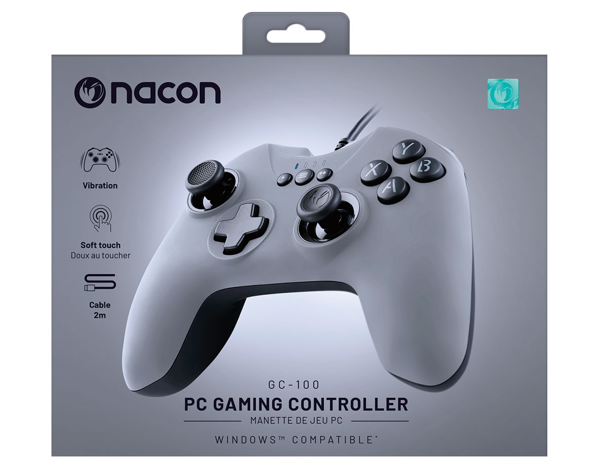 Studiet instans Pearly Nacon GC-100 PC Gaming Controller Grey