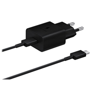 Samsung 15W Power Delivery USB-C + Cable 1m Adapter Black