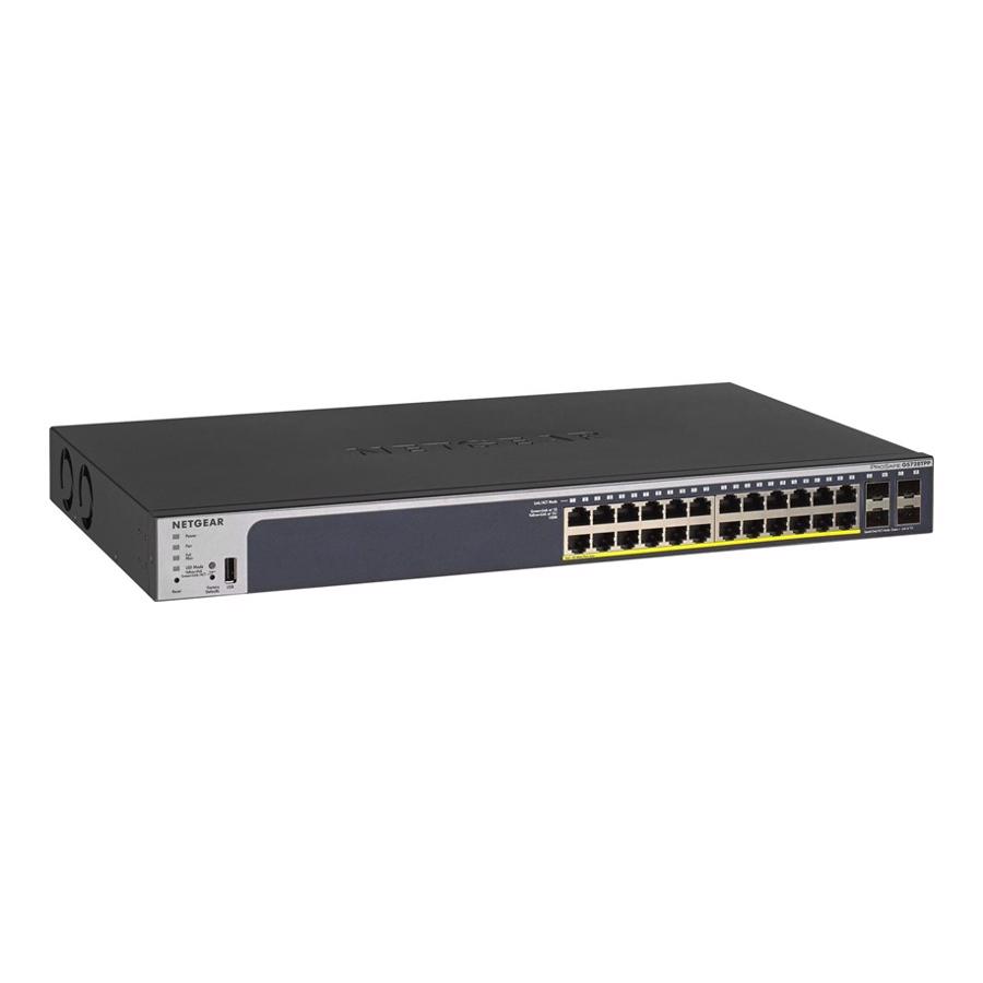 Netgear Pro GS728TPPv2 24-Port Gigabit Ethernet PoE+ Smart Switch