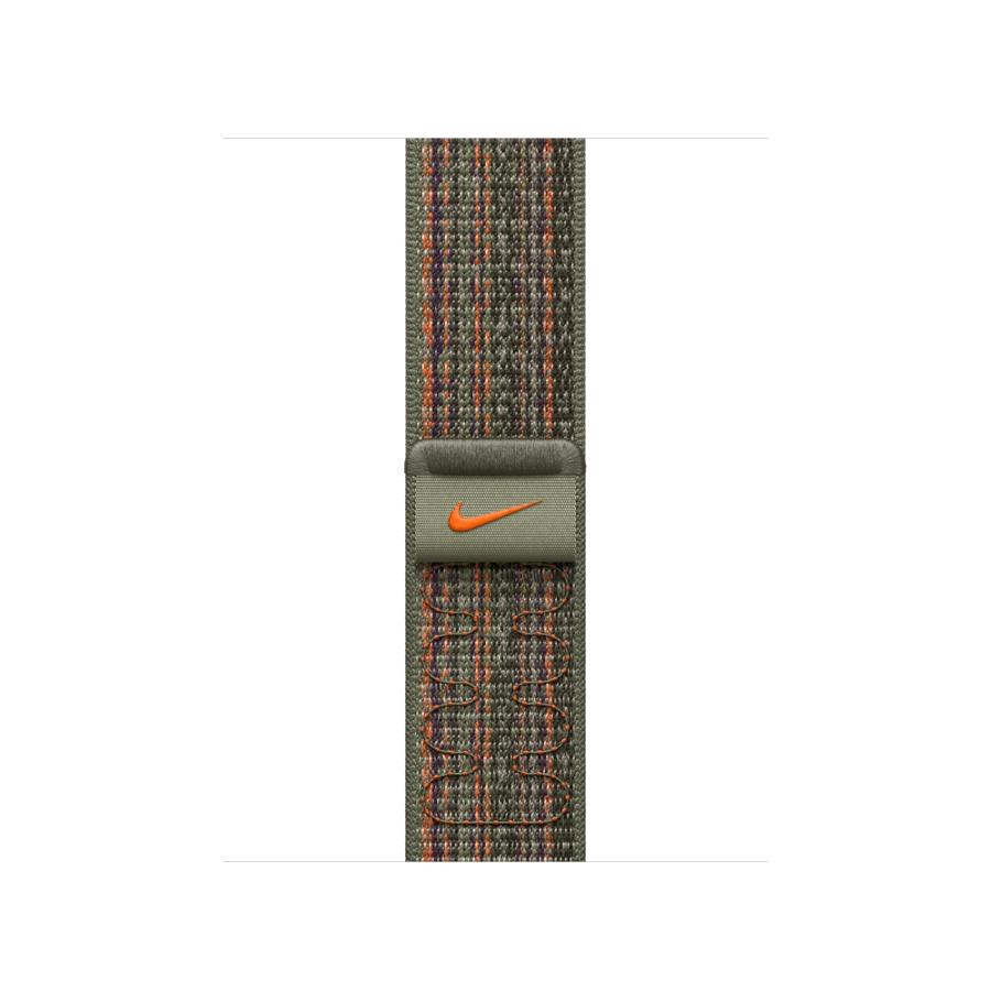 Apple Watch 41mm Sequoia/Orange Nike Sport Loop