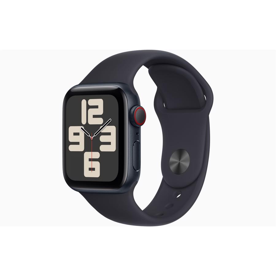 Apple Watch SE GPS & 4G 40mm Midnat Aluminium Case med Midnat Sport Band - M/L