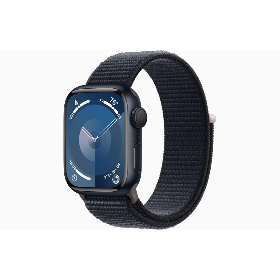 Apple Watch Series 9 GPS 41mm Midnat Aluminium Case med Midnat Sport Loop