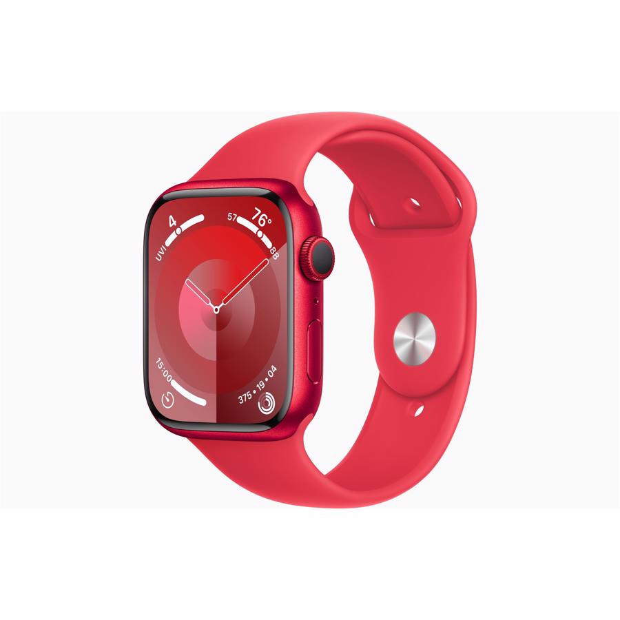 Apple Watch Series 9 GPS 45mm Product Rød Aluminium Case med Product Rød Sport Band - M/L