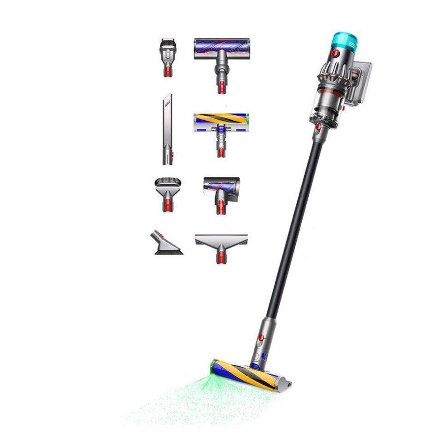 Dyson V12 Detect Slim Total Clean Ledningsfri Støvsuger Nickel/Sort