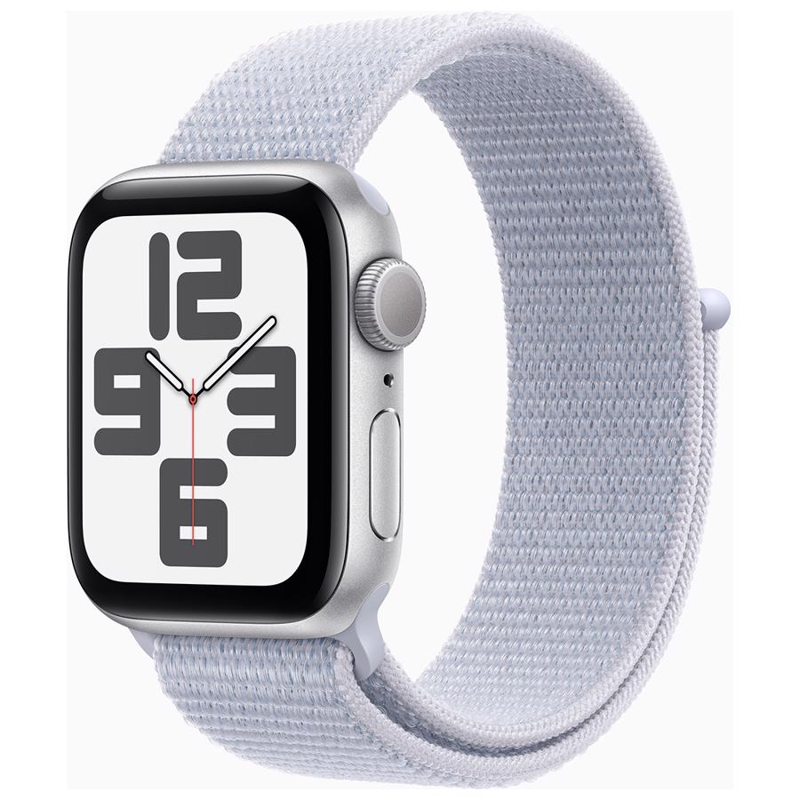 Apple Watch SE GPS 40mm Sølv Aluminium Case med Polarblå Sport Loop