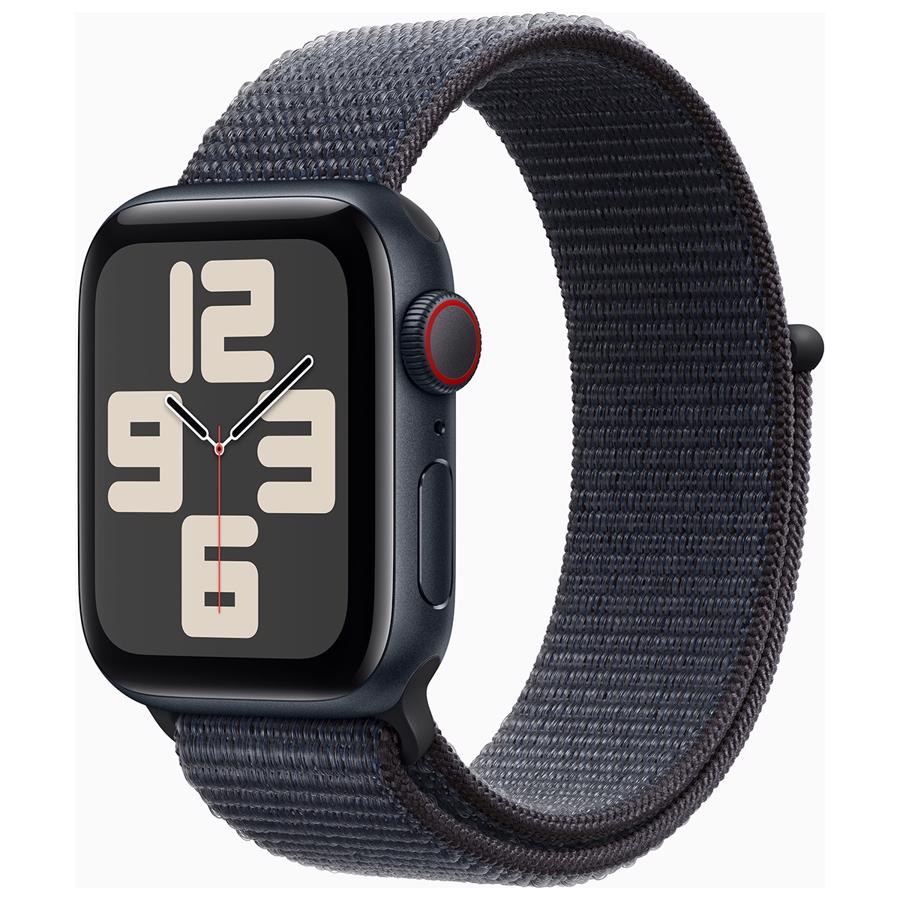 Apple Watch SE GPS & 4G 40mm Midnat Aluminium Case med Blæk Sport Loop