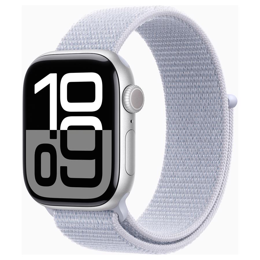 Apple Watch Series 10 GPS 42mm Sølv Aluminium Case med Polarblå Sport Loop