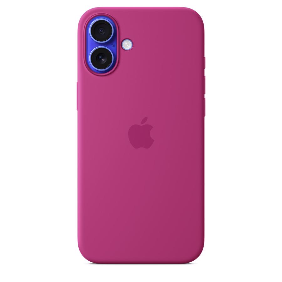 Apple iPhone 16 Plus Silicone Case med MagSafe Fuchsia