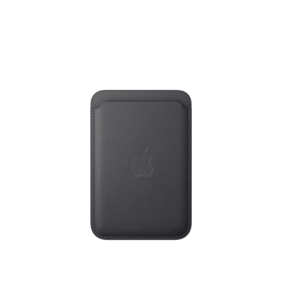 Apple iPhone Leather Wallet med MagSafe Sort