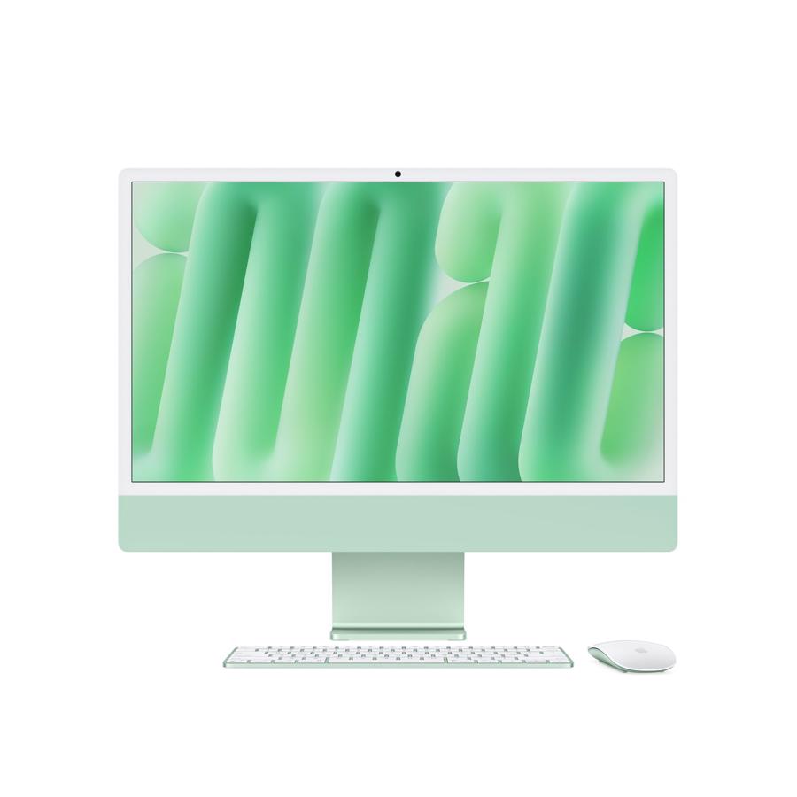 Apple iMac 24" Retina 4.5K (2024) 16GB 512GB Grøn 10-core CPU 10-core GPU