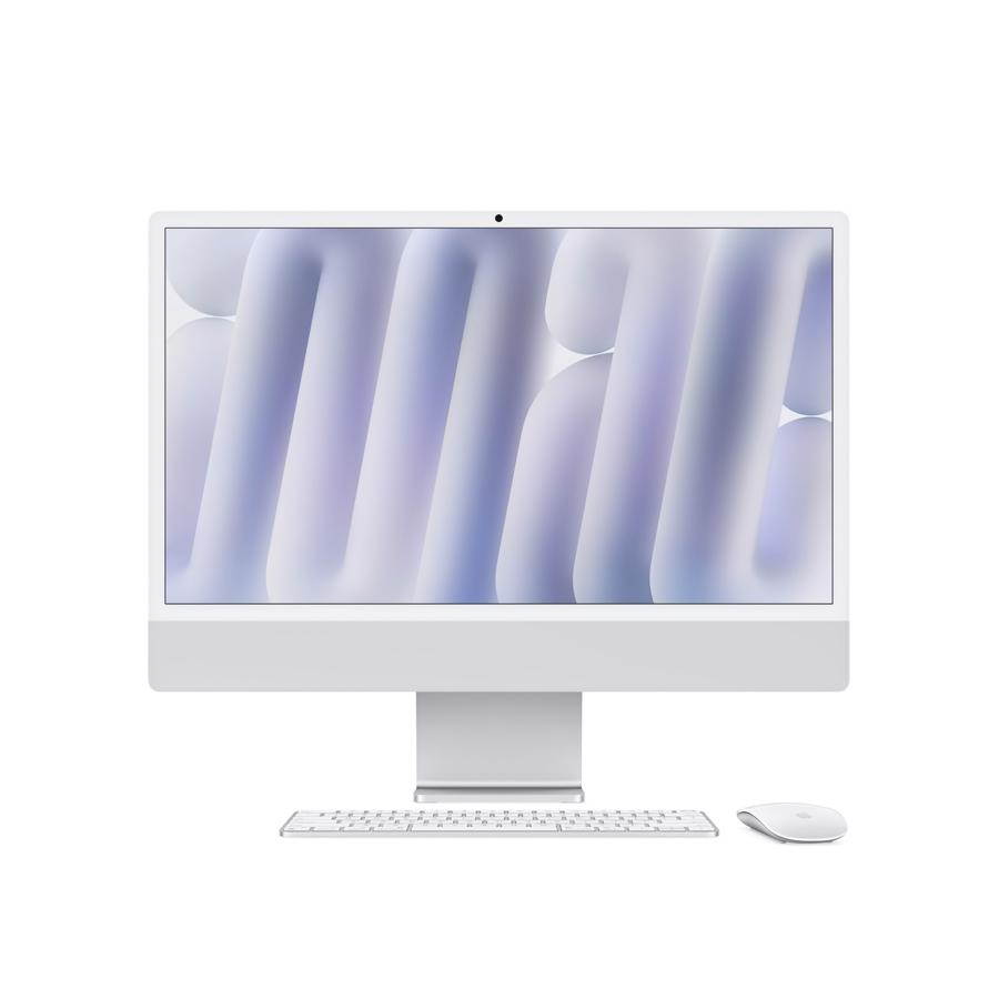 Apple iMac 24" Retina 4.5K (2024) 16GB 512GB Sølv 10-core CPU 10-core GPU