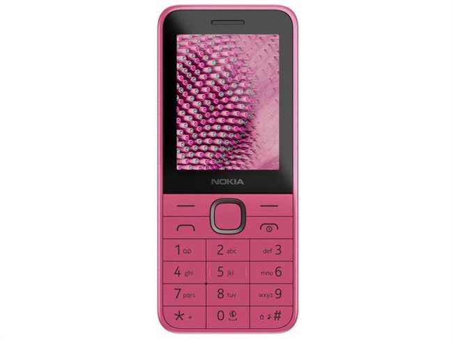 Nokia 225 4G 2024 128MB 64MB Lyserød Dual-SIM