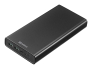 Sandberg Powerbank 100W 38400mAh Sort