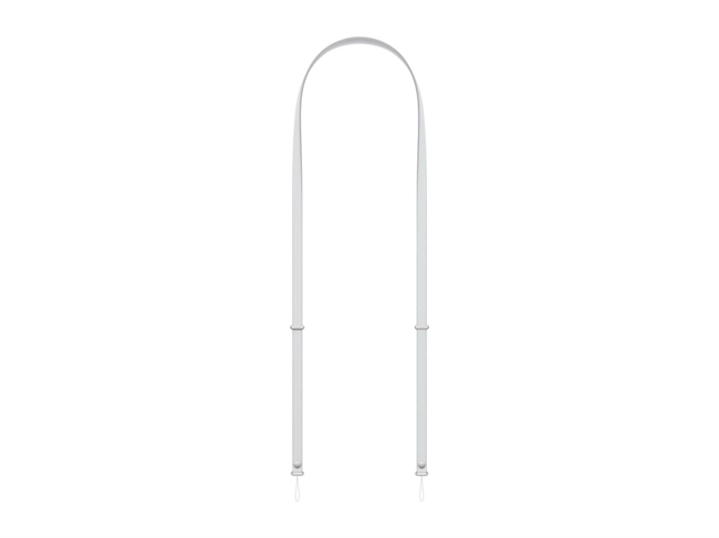 Apple Crossbody Rem Lysegrå