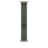Apple Watch 49mm Grøn/Neon Trail Loop - M/L - Naturligt Titanium Finish
