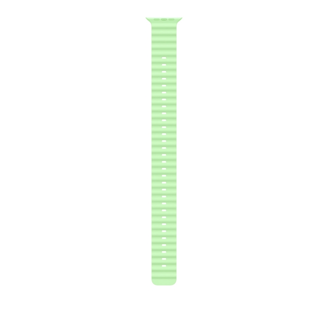 Apple Watch 49mm Neongrøn Ocean Band Extension - Sort Titanium Finish
