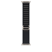 Apple Watch 49mm Sort Alpine Loop - Large - Naturligt Titanium Finish