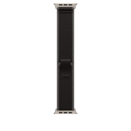 Apple Watch 49mm Sort/Koksgrå Trail Loop - M/L - Naturligt Titanium Finish
