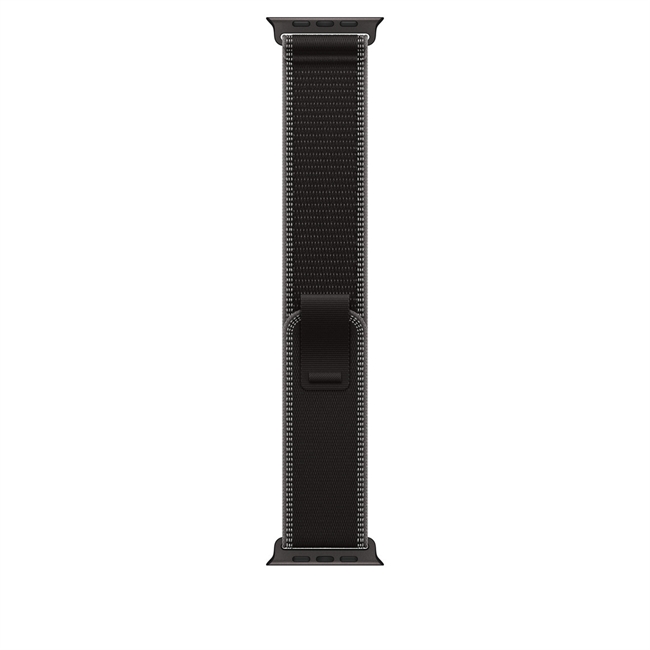 Apple Watch 49mm Sort/Koksgrå Trail Loop - M/L - Sort Titanium Finish