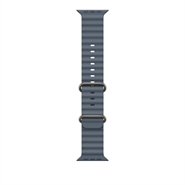Apple Watch 49mm Stålblå Ocean Band - Naturligt Titanium Finish