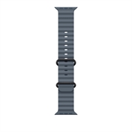 Apple Watch 49mm Stålblå Ocean Band - Sort Titanium Finish