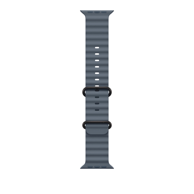 Apple Watch 49mm Stålblå Ocean Band - Sort Titanium Finish