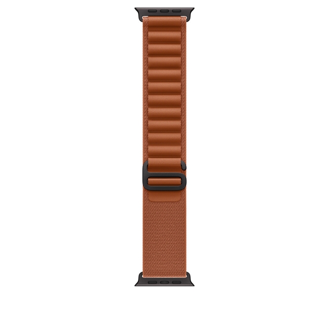 Apple Watch 49mm Terracotta Alpine Loop - Small - Sort Titanium Finish