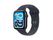 Apple Watch SE 3 GPS & 5G 44mm Midnat Aluminium Case med Midnat Sport Band - M/L