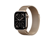 Apple Watch Series 11 GPS & 5G 42mm Guld Titanium Case med Guld Milanese Loop