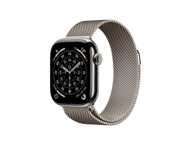 Apple Watch Series 11 GPS & 5G 42mm Naturlig Titanium Case med Naturlig Milanese Loop