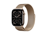 Apple Watch Series 11 GPS & 5G 46mm Guld Titanium Case med Guld Milanese Loop - M/L