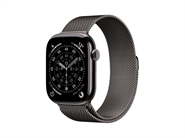 Apple Watch Series 11 GPS & 5G 46mm Skifer Titanium Case med Skifer Milanese Loop - S/M