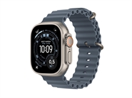 Apple Watch Ultra 3 GPS & 5G 49mm Naturlig Titanium Case med Stålblå Ocean Band