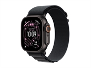 Apple Watch Ultra 3 GPS & 5G 49mm Sort Titanium Case med Sort Alpine Loop - Small