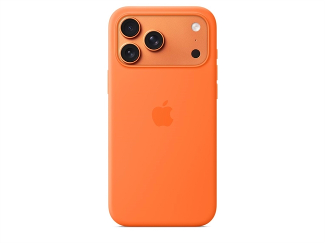 Apple iPhone 17 Pro Max Silicone Case med MagSafe Orange