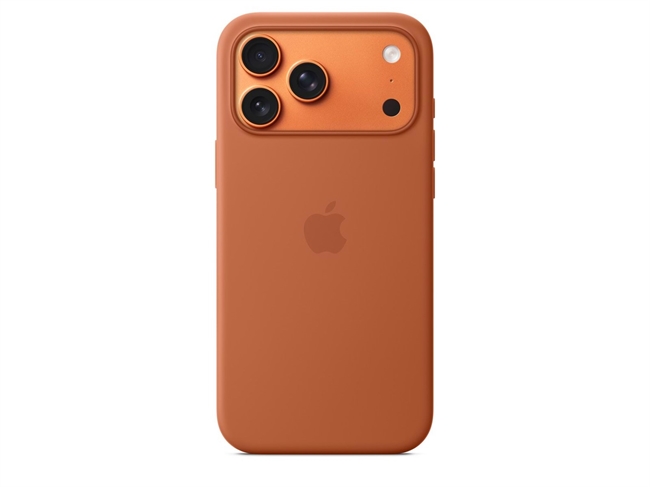 Apple iPhone 17 Pro Max Silicone Case med MagSafe Terrakotta